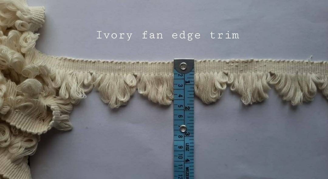 Fan Edge Trim Fan Edge Lace Lace and Trims Trims by the Etsy