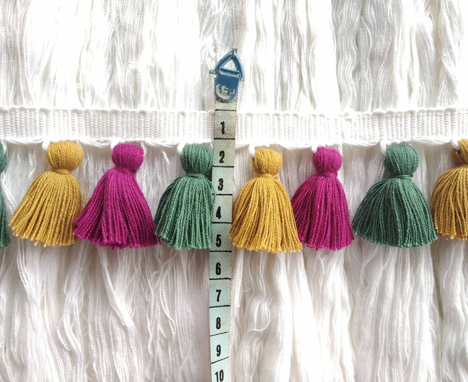 Multi Coloured Tassel Fringe Trim Tassel Trim Tassel Trims Etsy