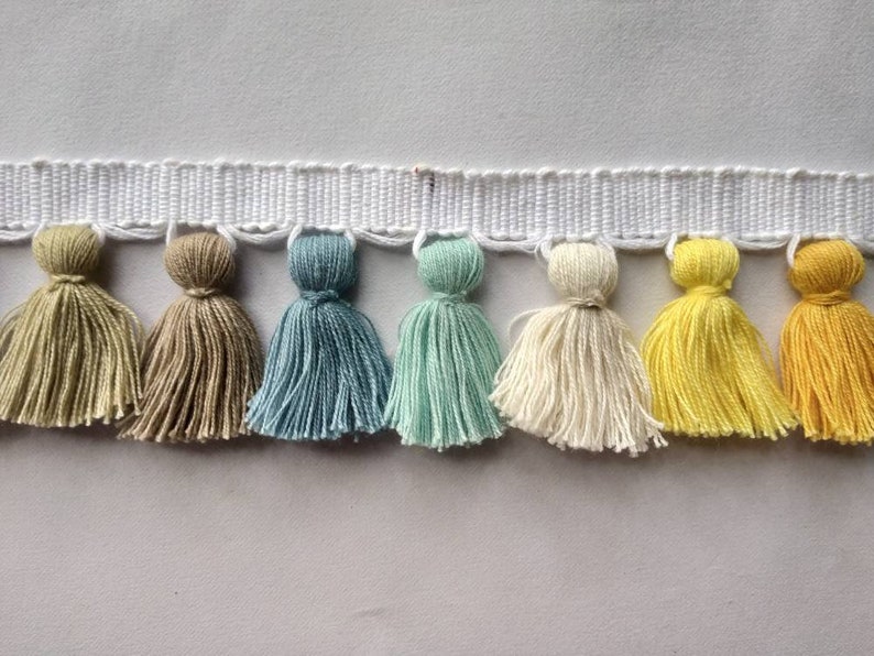 Multi Colored Tassel Trim Tassel Trim Trims by the Yard Etsy