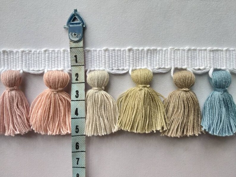 Multi Colored Tassel Trim Tassel Trim Trims by the Yard Etsy