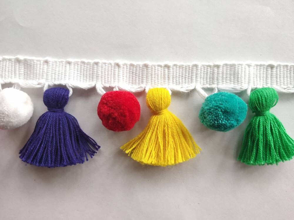 Tassel and Trims Tassel Trim Pom Pom Trim Trims by the Etsy Australia