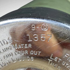 Stanley 1357 1 Quart Thermos SuperVac Steel Lined 1959 Industrial NO Stopper image 5