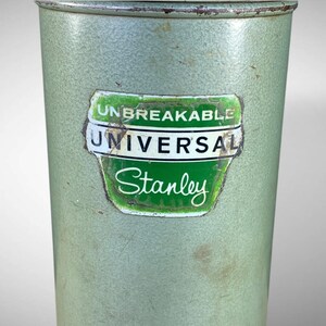 Stanley 1357 1 Quart Thermos SuperVac Steel Lined 1959 Industrial NO Stopper image 2