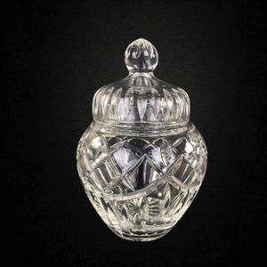 Fifth Avenue Crystal Covered Candy Dish Home Decor 1980s