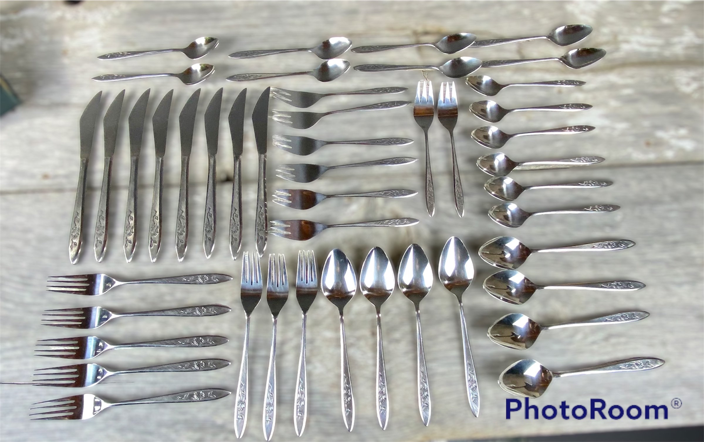 National Stainless Charmante Flatware Japan Discontinued Mid