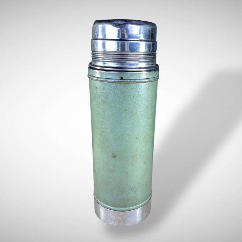 Stanley 1357 1 Quart Thermos SuperVac Steel Lined 1959 Industrial NO Stopper image 7