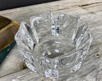 Orrefors Crystal Corona Bowl With Label Sweden Small Size NO Box
