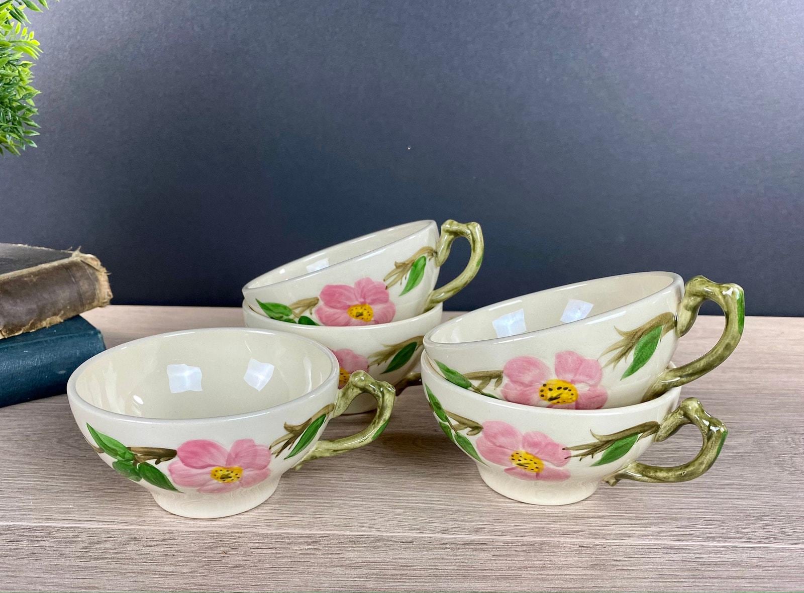 Franciscan Desert Rose Coffee Cups 1940s 50s PRICE is PER CUP - Etsy