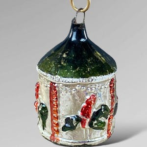 Vintage Carousel Mercury Glass German Christmas Ornament Hard to Find ...