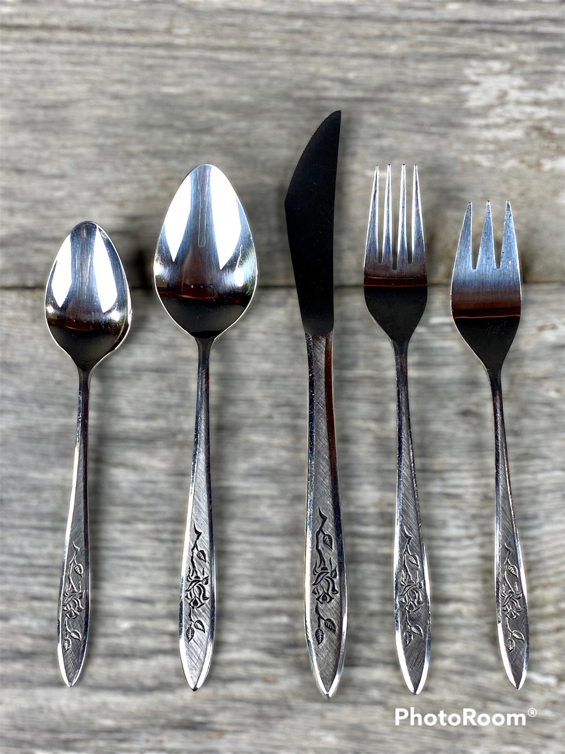 National Stainless Charmante Flatware Japan Discontinued Mid