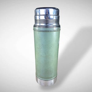Stanley 1357 1 Quart Thermos SuperVac Steel Lined 1959 Industrial NO Stopper image 6