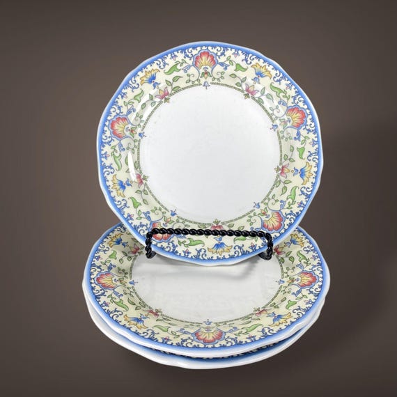 Gien France Marie-louise Bread & Butter Plates Setof3 – 7