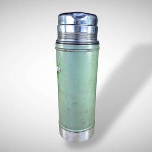Stanley 1357 1 Quart Thermos SuperVac Steel Lined 1959 Industrial NO Stopper image 8