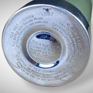 Stanley 1357 1 Quart Thermos SuperVac Steel Lined 1959 Industrial NO Stopper image 3