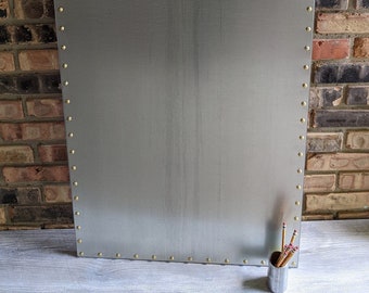 Tall X Large 24" x 60"(2' x 5') INDUSTRIAL Steel Magnetic Bulletin Board, Dry Erase Board, Restaurant Menu Board, Magnet Board & Chalkboard