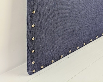 Large 24" x 36" Navy CORK Bulletin Board, Classic Elegant Photo Display, Wedding Board, Memo Board, Command Center, Office Organization