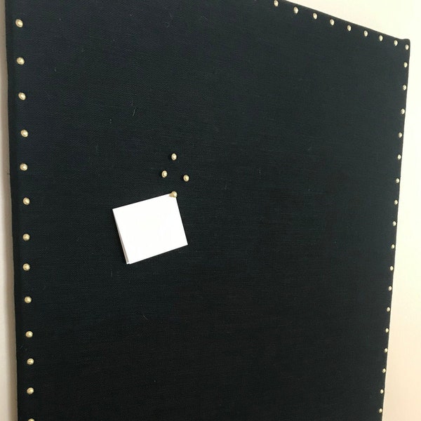 CORK Extra Large 36"x48" Black Bulletin Board, Designer Vision Board, Classic Style, Office Organizer, Wedding Board, Memo Board, Cork Board