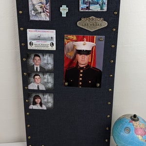 12 x 24 Travel Magnet Display Board Souvenir Magnet Display Board Magnet Collection Display Board