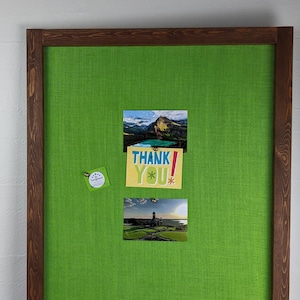 Large 24x36 CEDAR Framed Magnet Board Bulletin Board Framed Message Board Magnetic Bulletin Board Rustic Home Decor Wedding Gift