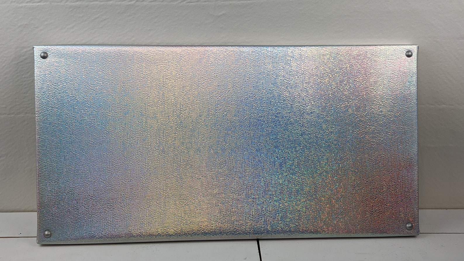 Silver Metallic Bulletin Board Metallic Board Rainbow Etsy