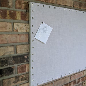 Large 24 x 36 White MAGNETIC or CORK Bulletin Board, Pin Board, Office Organizer, Command Center, Vision Board image 6