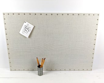 Large 24" x 36" White MAGNETIC or CORK Bulletin Board, Pin Board, Office Organizer, Command Center, Vision Board