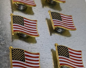 American Flag Magnets Magnetic Lapel Pins USA Flag Magnet 250 USA Birthday July 4 Magnet Patriotic Magnet