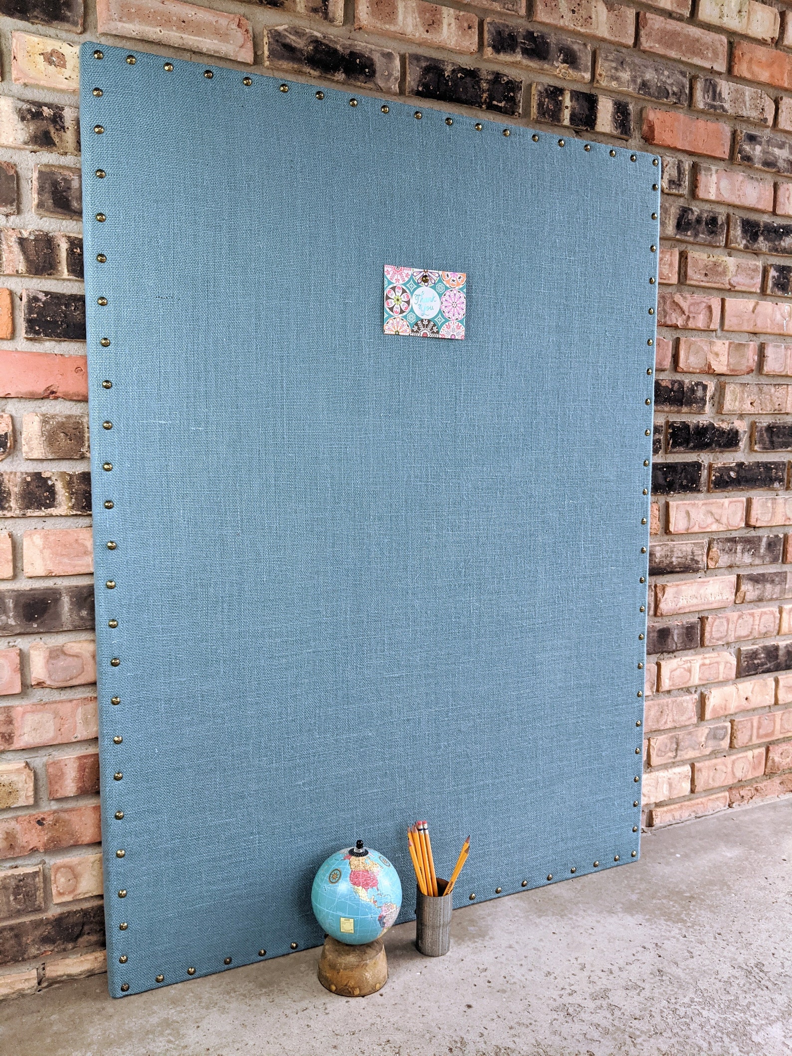 CORK XL 36x48 Light Blue Bulletin Board Designer Etsy