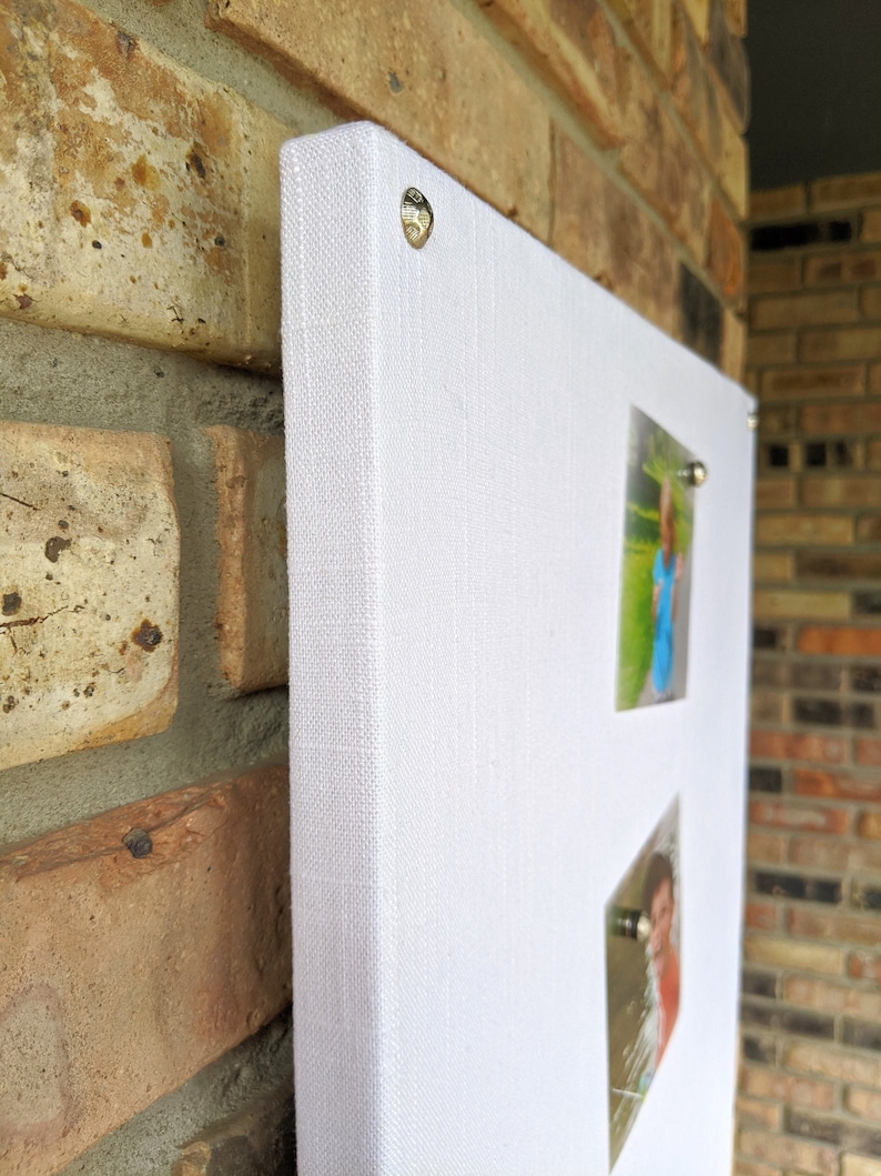 Linen Board Bulletin Board Home Office Organizer Etsy