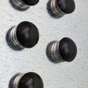 Black Nail Head Magnets for Magnetic Boards Refrigerator Magnets Office Magnets