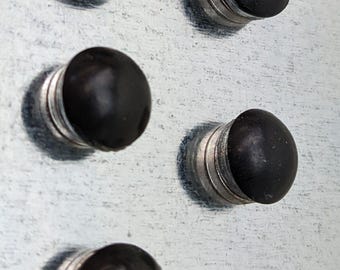 Black Nail Head Magnets for Magnetic Boards Refrigerator Magnets Office Magnets