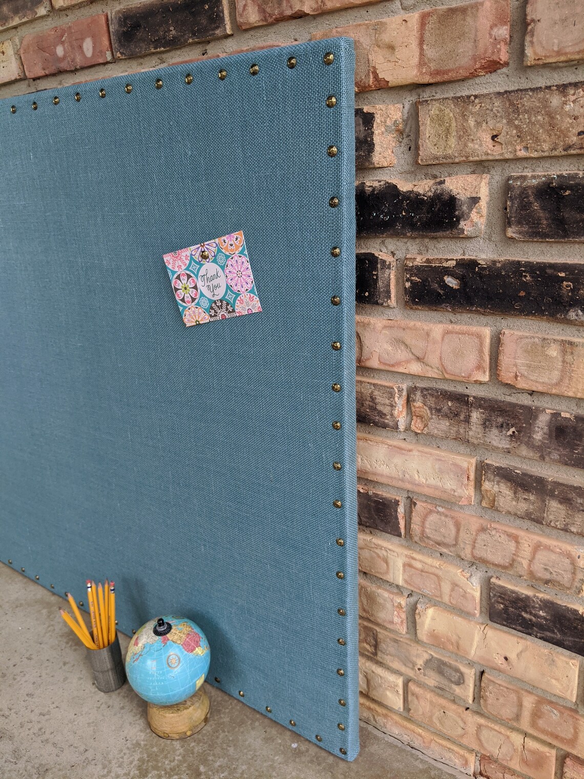 CORK XL 36x48 Light Blue Bulletin Board Designer Etsy