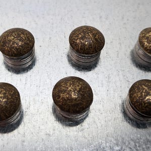 Old World Gold Nail Head Magnets for Magnetic Boards Refrigerator Magnets Office Magnets