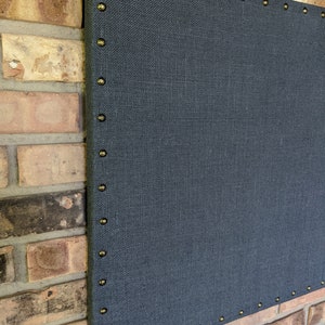 Large 24 x 36 Dark Gray MAGNETIC or CORK Bulletin Board, Pin Board, Office Organizer, Command Center, Vision Board image 3