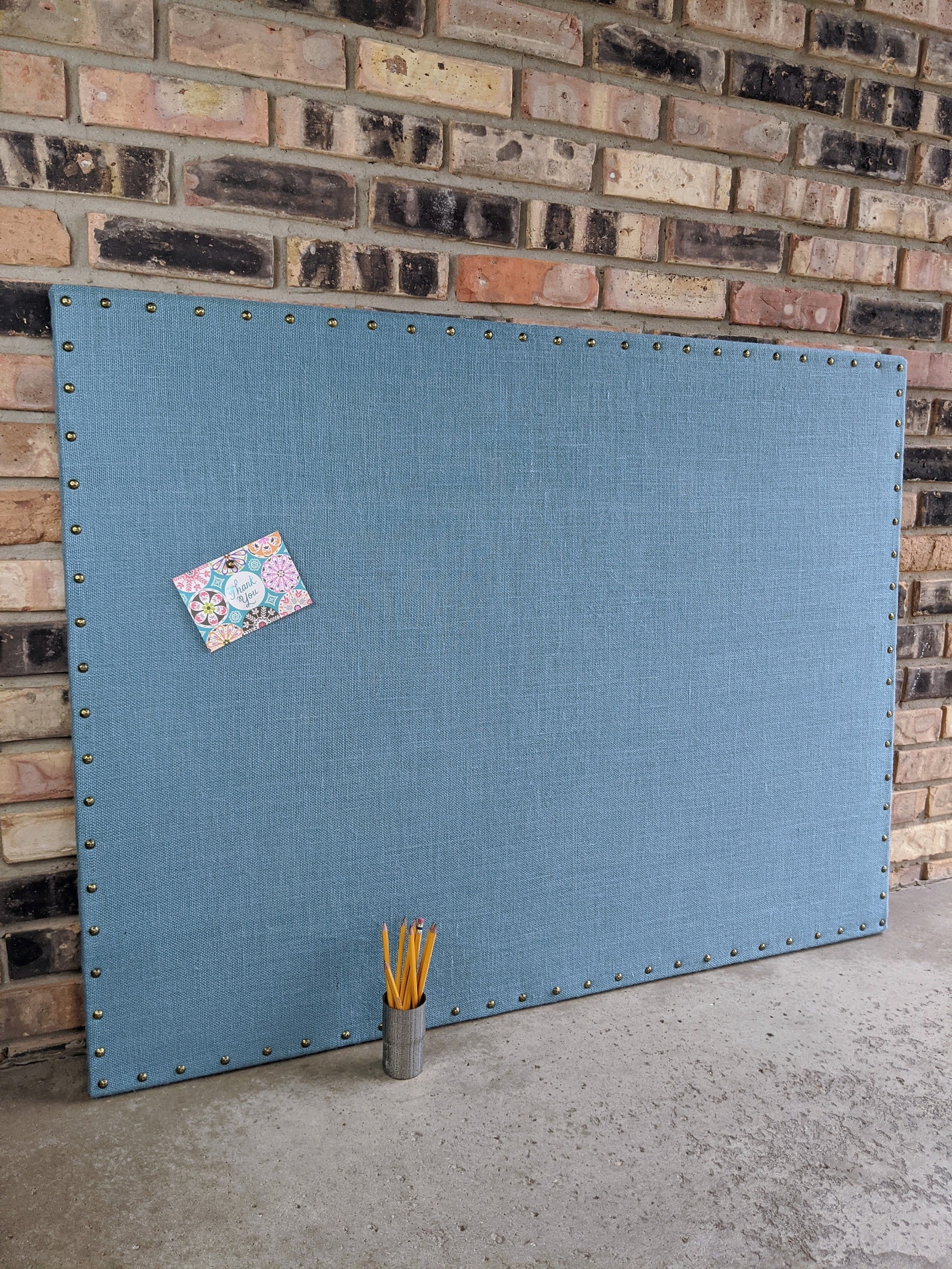 CORK XL 36x48 Light Blue Bulletin Board Designer Etsy