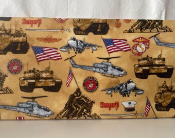 Marine Corp Fabric Magnet Board Small 10 x 20 Service Member Gift Veteran Gift USMC