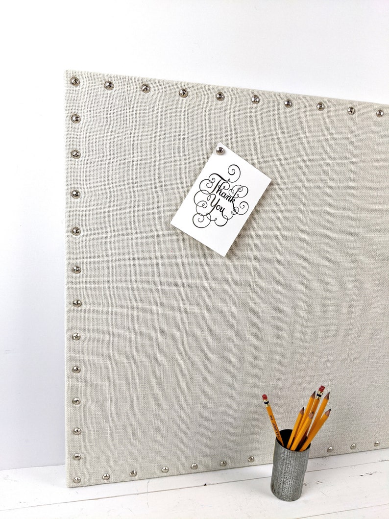 Large 24 x 36 White MAGNETIC or CORK Bulletin Board, Pin Board, Office Organizer, Command Center, Vision Board image 10