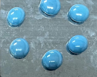 Blue Glass Magnets Refrigerator Magnets Party Favor Back to School Dorm Room Magnets Pretty Wedding Gift Decor for Office Supply USA Made