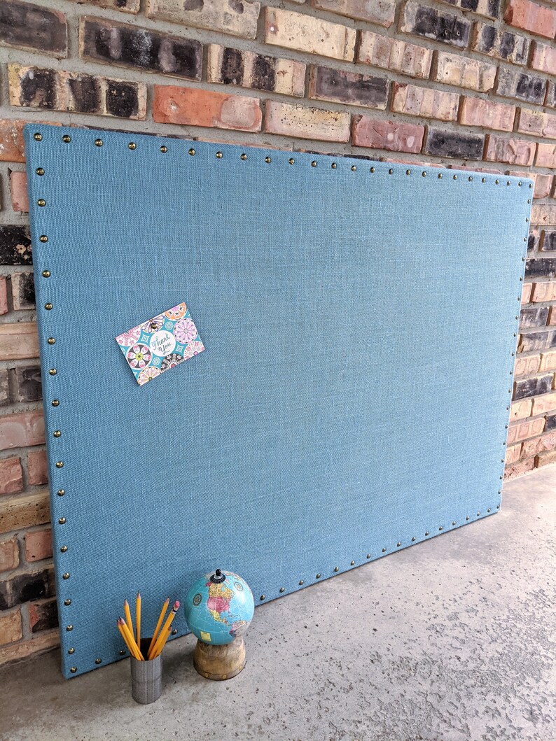 CORK XL 36x48 Light Blue Bulletin Board Designer Etsy