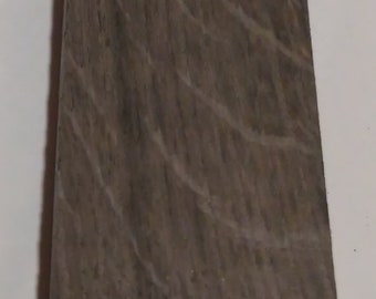 Dark brown bog oak (morta) blank for knife handles of size 30*40*130 mm