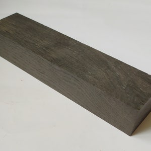 Black bog oak (morta) blank of size 35 mm * 45 mm * 200 mm (#314)