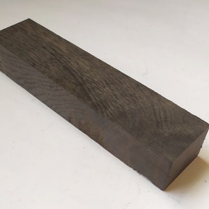 Brown bog oak (morta) blank of size 35 mm * 45 mm * 200 mm (#316.1)