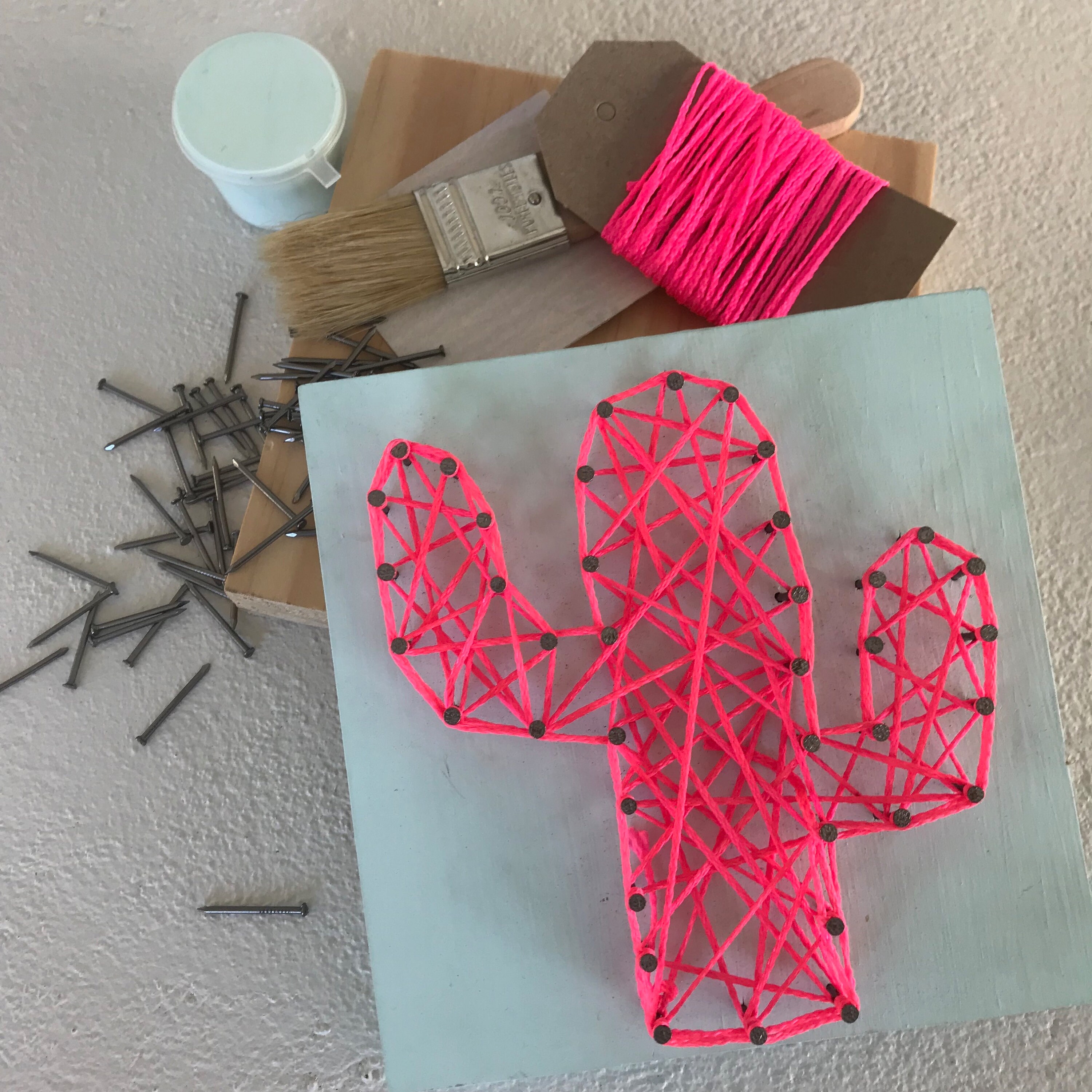 Sticky Craft String String Art DIY Kit | Etsy