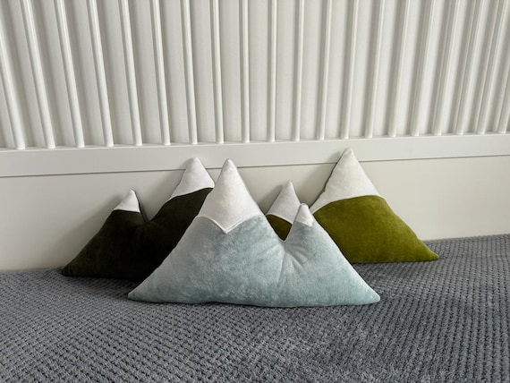 Kissen in Bergform
