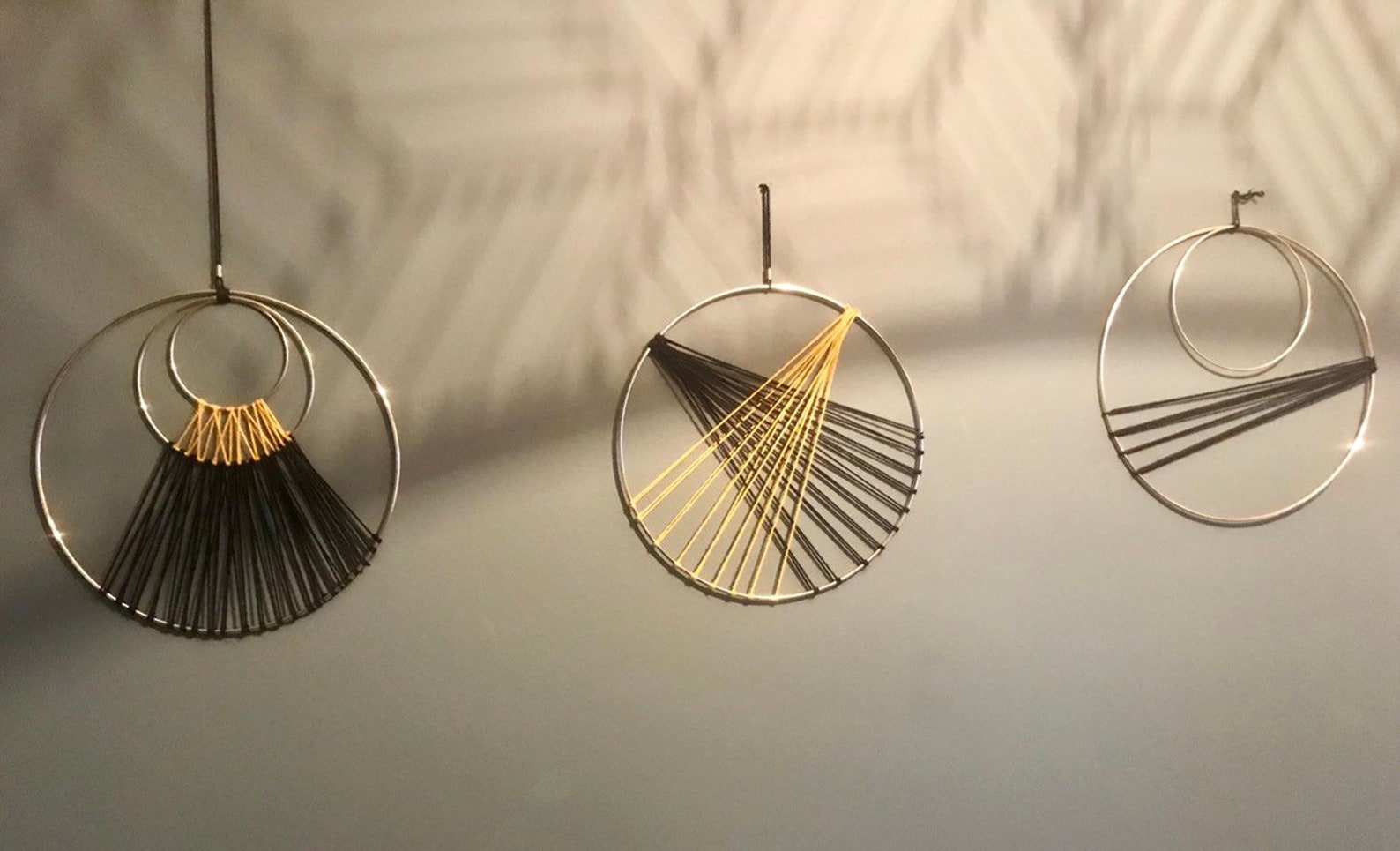 Art Deco Wall Hanging Choice of Colours Etsy