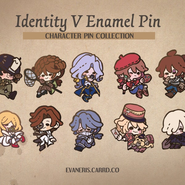 Identity V Character Enamel Pins [All designs available now]