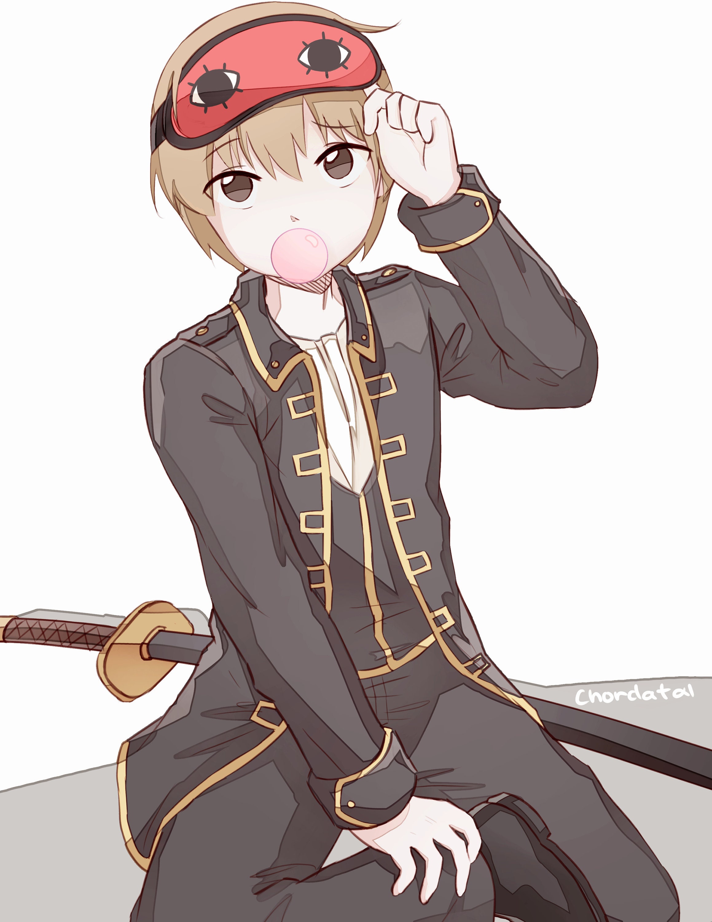 Okita Sougo Gintama Art Print Etsy Okita Sougo Gintama Art Print Etsy
