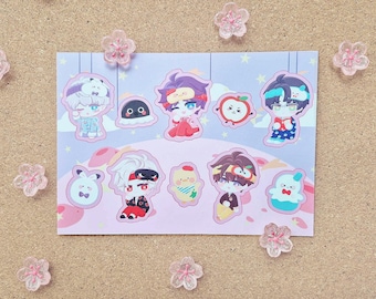 Love and Deepspace A6 Sticker Sheet