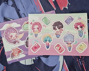 KDH A6 Sticker Sheets