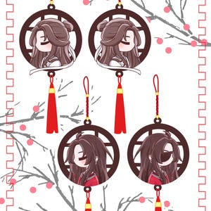TGCF - Heaven Official&#39;s Blessing Wooden Charms